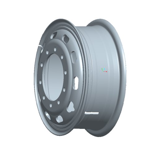 Construction steel wheel for size 8.5-24